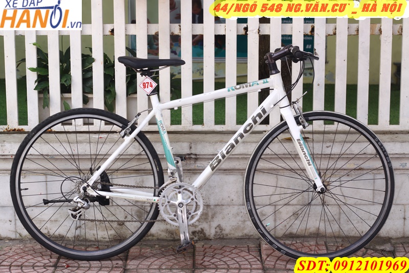 Xe đạp Nhật bãi touring Bianchi Cielo hiệu Italy  Khung nhôm bánh 700C